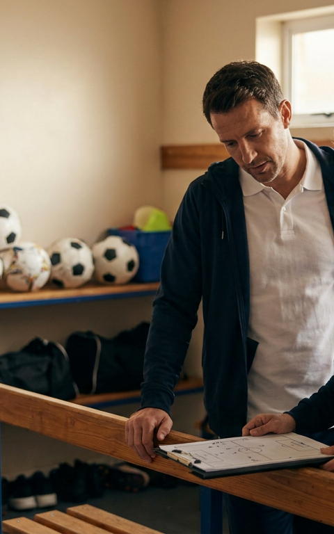 Administrative organization of the sports club's daily tasks